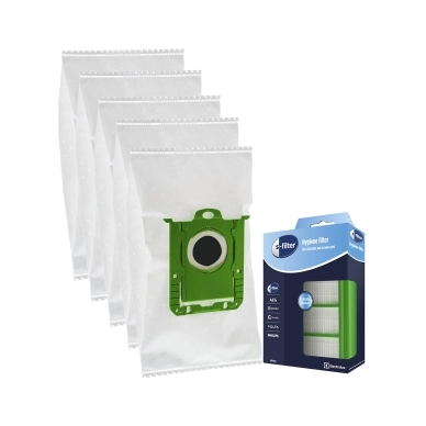 Paket 5 st dammsugarpåsar, HEPA-filter och motorfilter Paket 5 st dammsugarpåsar, HEPA-filter och motorfilter